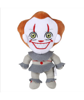 Warner Bros Horror IT The Movie Pennywise Plush Toy for Dogs, Large Squeaky Plush Dog Toy Cute and Soft Fabric Dog Chew Toys With Noise Making Squeaker for All Dogs, 9 Inch