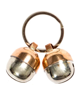 Beaus Bells 2 Extra Loud cat & Dog Bells Pet Tracker Save Birds & Wildlife Luxury Handmade copper (Large)