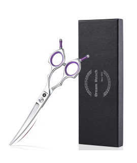 Grooming Pet Shear, 6.5 Inch Upword Curved Scissors, Curved Shears for Cat Shears and Small Dog Shears Or Any Breed Trimming Cuts, Design for Professional Pet Groomer