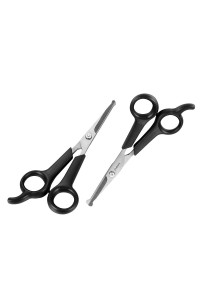 Chibuy Pet Grooming Scissors Set for Dogs & Cats with Safety Round Tips Dog Eye cut Stainless Steel Dog Grooming Scissors Kit, Home Professional Pet Grooming Tools -For Large & Small Animals