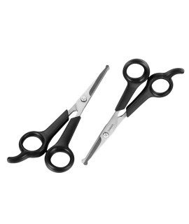 Chibuy Pet Grooming Scissors Set for Dogs & Cats with Safety Round Tips Dog Eye cut Stainless Steel Dog Grooming Scissors Kit, Home Professional Pet Grooming Tools -For Large & Small Animals