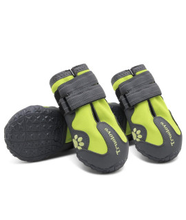 MOKCCI Truelove Dog Boots Waterproof Dog Shoes with Reflective Straps for Small Medium Large Dog