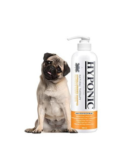HYPONIC Hypoallergenic Premium Dog Shampoo - Deodorizing, Sensitive Skin, Detangling (Puppies& Short Coats (10.1 oz))