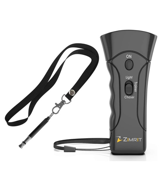 Anti Barking Device & Dog Whistle - Ultrasonic Dog Stopper Bark Control Device - Zimrit Multi Function Training Pet Handheld