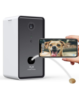 Owlet Home Pet Camera with Treat Dispenser Tossing for Dogs/Cats, Smart Dog/Cat Camera, Free App, 2.4Ghz & 5Ghz WiFi, 1080P Camera, Live Video, Auto Night Vision, 2-Way Audio, Compatible with Alexa
