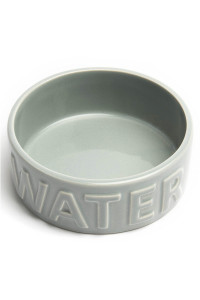 Park Life Designs Pet Bowl Classic Water (Small, Grey)
