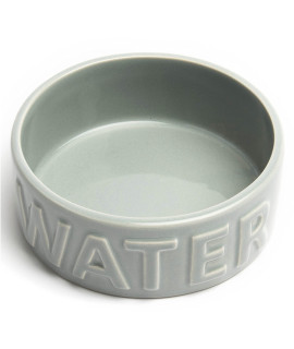 Park Life Designs Pet Bowl Classic Water (Small, Grey)