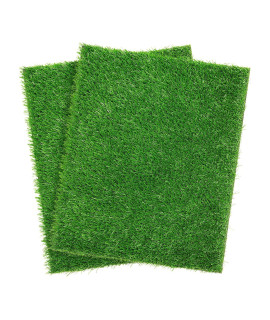 Artificial Dog Grass Pee Pad 20x 25 2Pack, Washable Indoor Potty Training Replacement Turf for Puppy, Reusable Realistic Grass for Dogs