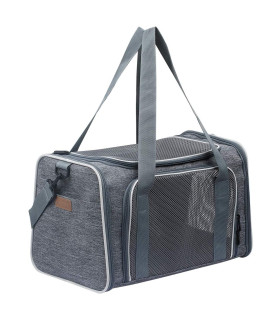 Akinerri Airline Approved Pet Carriers,Soft Sided Collapsible Pet Travel Carrier for Puppy and Cats, Cats Carrier, Pet Carriers for Small Medium Cats