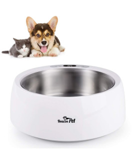 Beacon Pet Heated Pet Bowl 1.5L Winter Pet Dog Bowl Food Cats Heated Feed Cage Constant Temperature Bowl Heated Automatic Water Bowl Heatly Food Container Stainless Steel Water Feeder