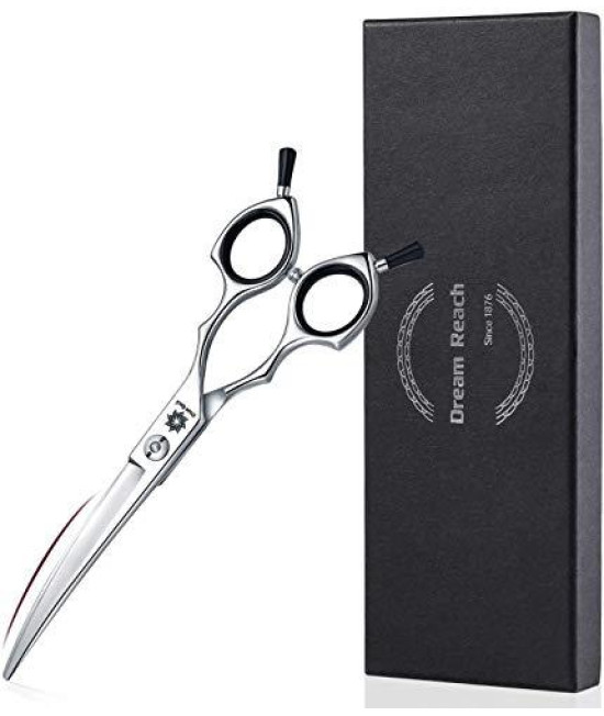 Grooming Pet Shear, 6.5 Inch Downword Curved Scissors, Curved Shears for Cat Shears and Small Dog Shears Or Any Breed Trimming Cuts, Design for Professional Pet Groomer