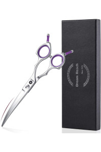 grooming Pet Shear, 65 Inch Downword curved Scissors, curved Shears for cat Shears and Small Dog Shears Or Any Breed Trimming cuts, Design for Professional Pet groomer