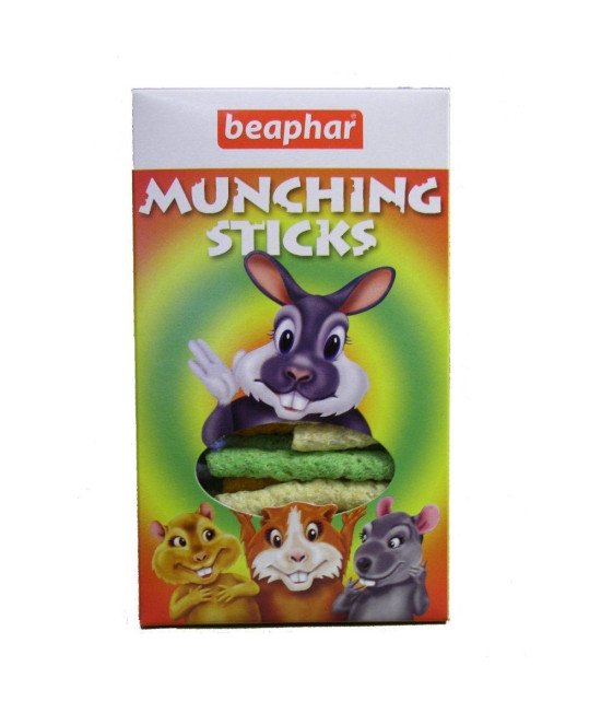 Beaphar Munching Sticks Snack for Rabbits, guinea Pigs, Hamsters & chinchillas 150 g