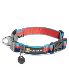 Ruffwear, Web Reaction Dog Collar, Martingale Collar for On-Leash Walking, Sunset, 11-14