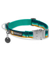 Ruffwear, Top Rope Dog Collar, Reflective Collar with Metal Buckle for Everyday Use, Seafoam, 20-26