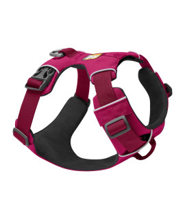 Ruffwear, Front Range Dog Harness, Reflective and Padded Harness for Training and Everyday, Hibiscus Pink, LargeX-Large