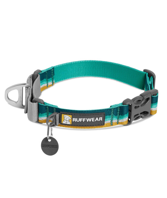 Ruffwear, Web Reaction Dog Collar, Martingale Collar for On-Leash Walking, Seafoam, 20-23