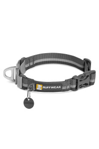 Ruffwear, Web Reaction Dog Collar, Martingale Collar for On-Leash Walking, Granite Gray, 20-23