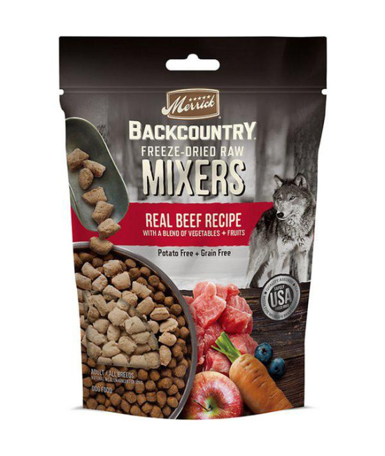 Merrick Dog Backcountry Grain Free Freeze-Dried Beef 5.5Oz