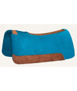 5 Star Equine The Barrel Racer Full Skirt Western Saddle Pad Size 30x28 and 34 Thickness Turquoise color