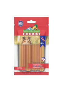 Himalayan Dog Chew Churro Yak Cheese Dog Chews, 100% Natural, Long Lasting, Gluten Free, Healthy & Safe Dog Treats, Lactose & Grain Free, Protein Rich, For All Breeds, Soft, Real Bacon Flavor, 4 oz