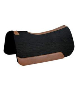 5 Star Equine The Performer Full Skirt Black Western Saddle Pad Size 32x32 and 7/8 Thickness