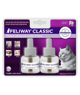 Feliway 30 Day Diffuser Refill for cats Pack of 2 2 cT