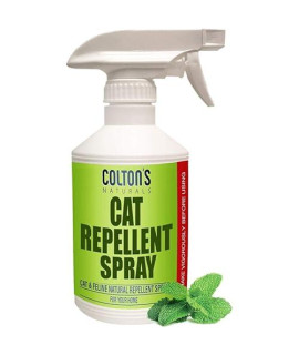 cat Repellent Outdoor Spray Indoor 32 OZ 100 Organic Natural Yard Furniture Repellant (32)