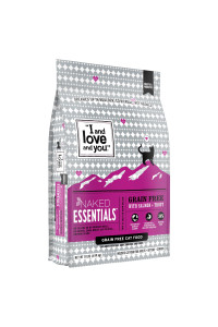 I and love and you Naked Essentials Dry Cat Food - Grain Free Kibble, Salmon + Trout, 11-Pound Bag (F14110)