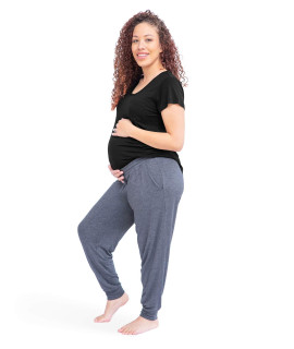 Kindred Bravely Everyday Maternity JoggersLounge Pants for Women (grey Heather, X-Large)