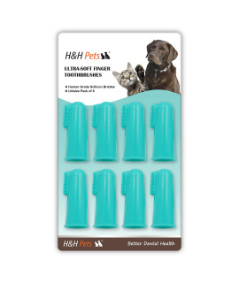 H&H Pets Dog Toothbrushes and Toothpaste Best Professional Cat & Dog Finger Toothbrush, Dog Toothpaste Series with Many Size Options