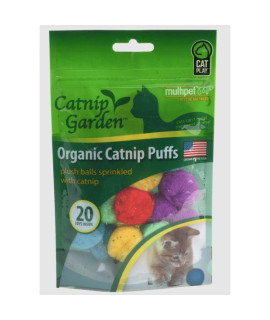 Multipet Catnip Garden Catnip Puffs 20ct.Bag