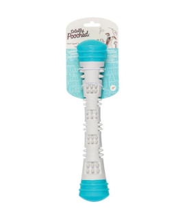 Messy Mutts Totally Dog Chew N Squeak Stick Grey Teal Large