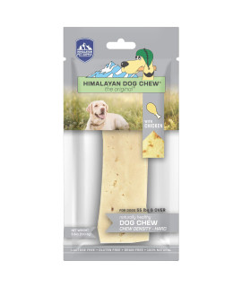Himalayan Dog chew Yak cheese Dog chews, 100 Natural, Long Lasting, gluten Free, Healthy Safe Dog Treats, Lactose grain Free, Protein Rich, X-Large Dogs 55 Lbs Larger, chicken Flavor, 33 oz