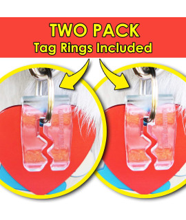 SilenTags Pet Tag Silencer (Clear Two Pack)