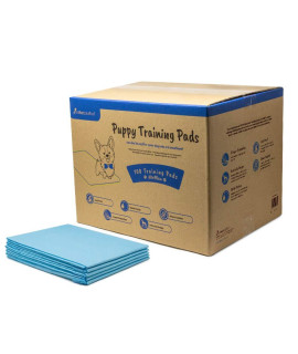 allpetsolutions Puppy Pads 100 Pack - Absorbent Multi Layered Dog Toilet Training Pee Pads - Waterproof, Odour control Non-Slip Wee Mat (60 x 90cm, Extra Large)