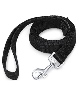 PETESCORT Dog/Puppy/Cat 15 ft, 20 ft, 30 ft, 50 ft Long Leash for Dog Cat Training, Play, Camping for Small, Medium Dogs or Cats(30 Feet,Black)