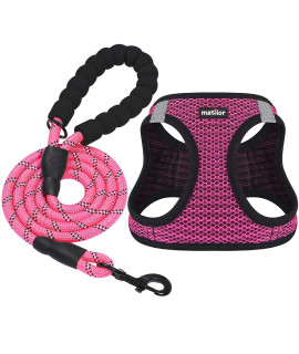 matilor Dog Harness Step-in Breathable Puppy Cat Dog Vest Harnesses for Small Medium Dogs