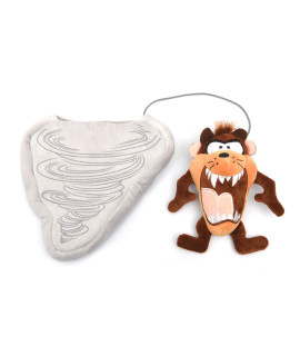 Looney Tunes for Pets Brown Tasmanian Devil Taz Burrow Dog Toy for All Dogs Fabric Hide and Seek Dog Toys for All Dogs, Interactive and Fun Dog Toy Soft Dog Toy in Brown, Tan, and Grey