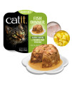 Catit Fish Dinner with Tilapia & Potato - Hydrating and Healthy Wet Cat Food for Cats of All Ages