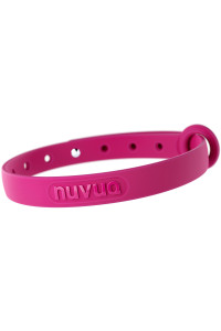 Nuvuq Comfortable, Soft and Light Cat Collar with Breakaway Snap Button (Raspberry Pink)