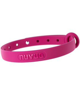 Nuvuq Comfortable, Soft and Light Cat Collar with Breakaway Snap Button (Raspberry Pink)