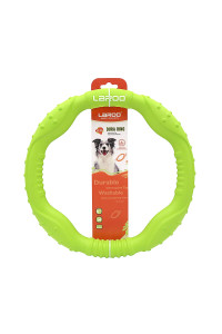 LaRoo Dog Flying Ring Toys,Floating Flying Dog Disc Toys,Summer Pet Training Outdoor Durable Chew Toys for Medium and Large Dogs (Large Green/30cm)