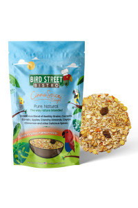 Bird Street Bistro Parrot Food - Parakeet Food - Cockatiel Food - Bird Food - Cooks in 3-15 min w/Natural & Organic Grains - Legumes - Non-GMO Fruits, Vegetables, & Healthy Spices