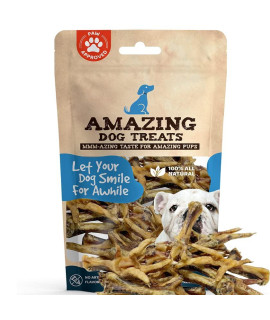 Amazing Dog Treats - Chicken Feet Dog Treats (50 Count) - All Natural Single Ingredient Chicken Feet for Dogs - Premium Quality Chicken Feet Dog Chews - Healthy Dog Treats