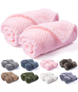 Dog Blanket or Cat Blanket or Pet Blanket, Warm Soft Fuzzy Blankets for Puppy, Small, Medium, Large Dogs or Kitten, Cats, Plush Fleece Throws for Bed, Couch, Sofa, Travel (S/24 x 32, Bright Pink)