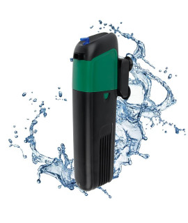 FREESEA Aquarium Power Filter Pump: 5 Watt Pump Internal Filter Increase Oxygen 4 in 1 Pump | 132 GPH for Up to 150 Gallon