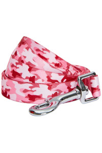 Blueberry Pet Essentials Pink Camo Print Camouflage Dog Leash, 5 ft x 5/8, Small, Leashes for Dogs