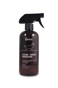 The Spruce Pet Stain & Odor Remover - Plant-Derived Enzyme-Based Cleaner for Dog and Cats Urine, Feces, Vomit, etc. Safe & Effective on Tile, Hardwood, Carpets, and Upholstery - 17 oz