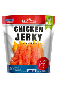 Chicken Jerky Dog Treats 1.5 Lb - Human Grade Pet Snacks & Grain Free Organic Meat - All Natural High Protein Dried Strips - Best Chews for Training Small & Large Dogs - Bulk Soft Pack Made for USA